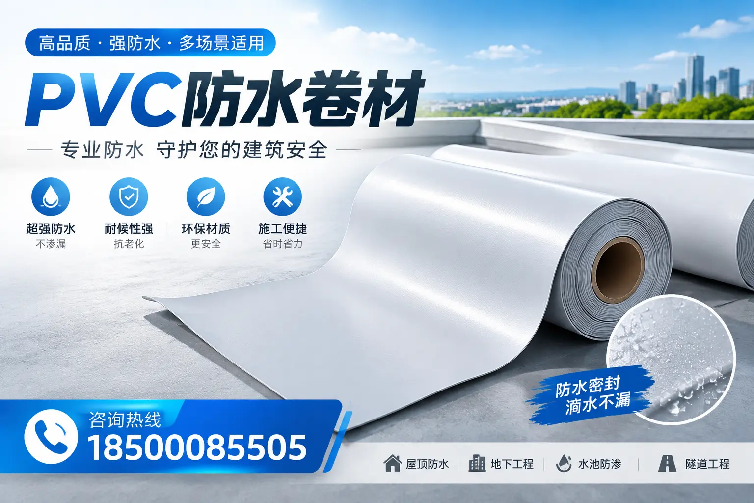 PVC防水卷材的市场竞争分析，丽江品牌选择参考